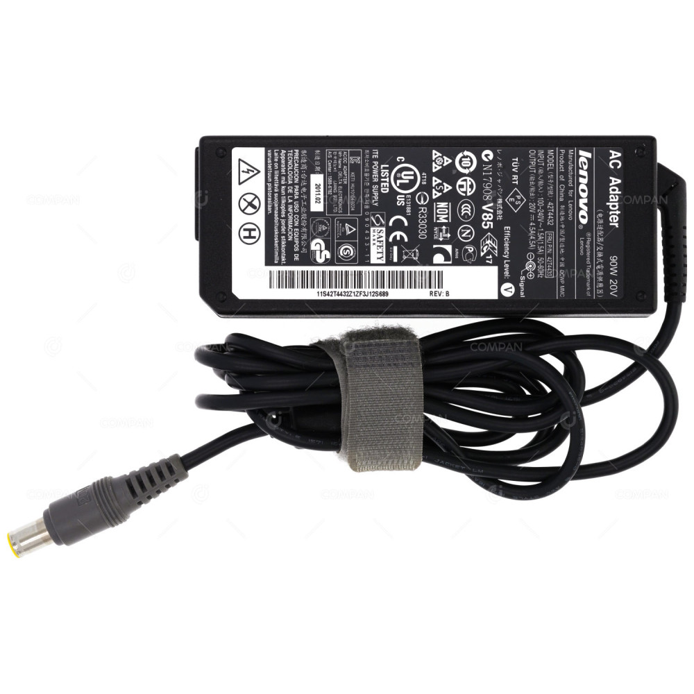 42T4433 LENOVO 42T4433 AC ADAPTER 90W 20V 4.5A FOR LAPTOPS THINKPAD SERIES 42T4432